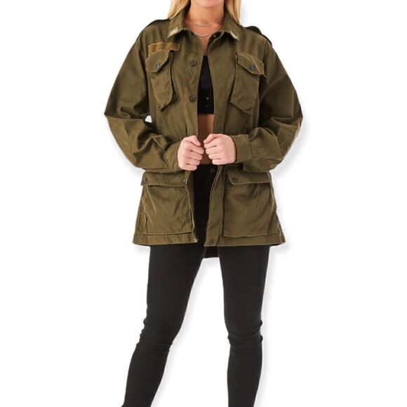 ❤️SOLD❤️FURST OF A KIND Army Green Jacket - Picture 4 of 9